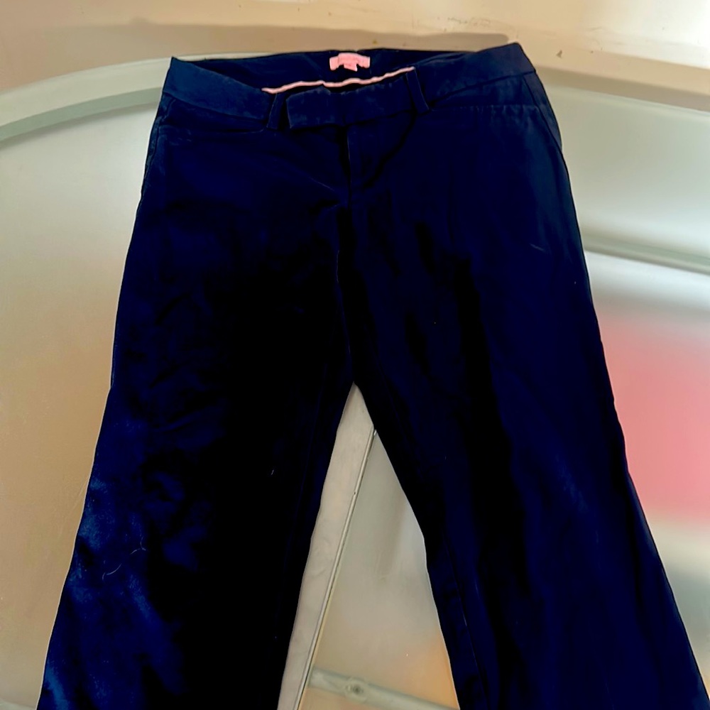 Lilly Pulitzer navy pants size 10